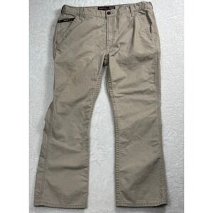 Ariat FR M4 Relaxed Boot Cut Work Pants Mens 38x32 Tan Khaki Flame Resistant
